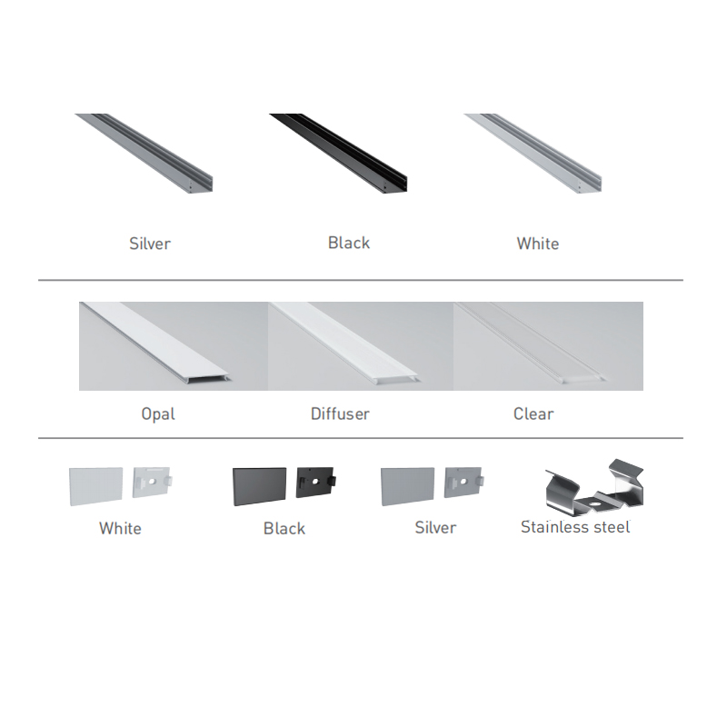 Aluminum U Channel For 20mm Single Color LED Rope Lights Aluminum U Channel For 20mm Single Color LED Rope Lights